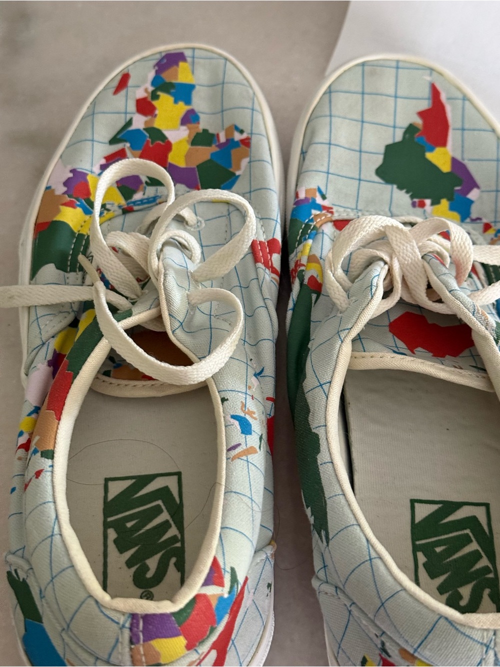 Vans Save Our Planet World Map sneakers